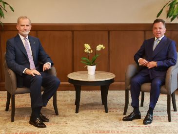 El monarca español afirmó que la relación bilateral continúa avanzando y que ambos países pueden construir un futuro próspero. EFE/ Casa De S.M. El Rey