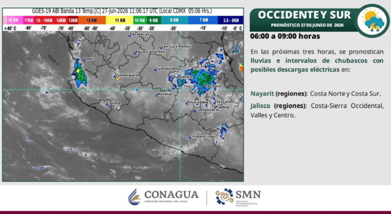X / @conagua_clima&nbsp;