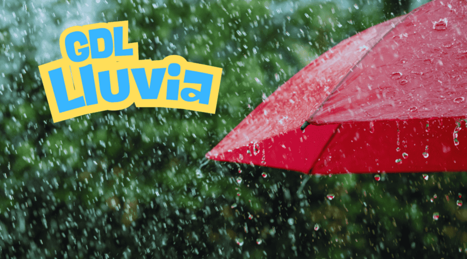 La probabilidad de lluvia hoy es alta, con pronósticos de precipitaciones ligeras a moderadas. ESPECIAL / CANVA