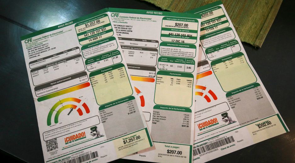 Ahorrar en tu recibo de luz es fácil cuando sabes interpretar los parámetros y gráficos de la CFE. EL INFORMADOR/ARCHIVO