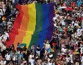 El diseño de la bandera LGBTIQ+ data del año 1978. EFE/Z. Kocsis