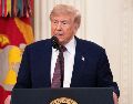 Trump lanzó una dura advertencia contra Teherán al señalar que la continuidad de los ataques podría provocar una respuesta más contundente. EFE/ARCHIVO