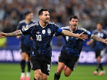 Messi tiene 6 goles en el Mundial 2026, 19 en todas sus participaciones. XINHUA/C. Min