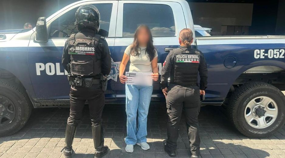 Luego de dar las primeras atenciones y de corroborar que se encontraba en buen estado de salud, la joven pudo volver con su familia. ESPECIAL / Policía de Jalisco