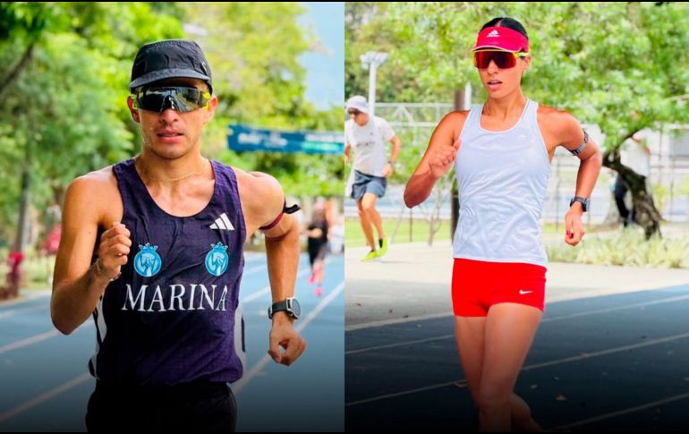 Ricardo Ortiz y Alejandra Ortega consiguieron medallas para la delegación nacional en el Campeonato Panamericano de Medio Maratón de Marcha Atlética Medellín 2026. X/ @conadeoficial.