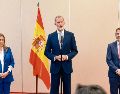 En su visita del pasado 26 de junio, el rey Felipe VI tuvo un encuentro con empresarios y miembros de la comunidad española que reside en Jalisco. ESPECIAL