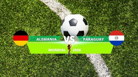 El boleto a los octavos de final estará en juego este lunes 29 de junio, cuando Alemania y Paraguay se enfrenten en un duelo de eliminación directa correspondiente a los 16avos de final de la Copa Mundial de la FIFA 2026. ESPECIAL / CANVA