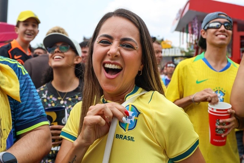 &nbsp;Anna, visitante de Sao Paulo, Brasil, en el Fan Fest de Guadalajara. EL INFORMADOR/A. Navarro