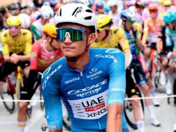 La presencia de Del Toro en la competencia más prestigiosa del ciclismo representa un nuevo paso en su ascenso. EFE/EPA/R. Bettini