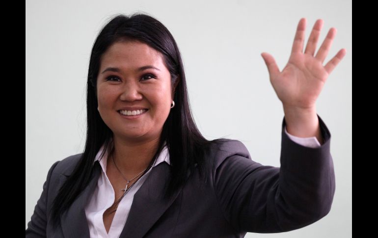 Keiko Fujimori obtuvo el 50.135 % de los votos válidos en las elecciones de Perú al recibir 9 millones 223 mil 396 sufragios. AP/ARCHIVO