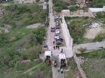 En las labores de extracción de las víctimas se emplearon aeronaves de las corporaciones de Zapopan y Guadalajara, así como el Escuadrón Drones. ESPECIAL/Comisaría de Zapopan