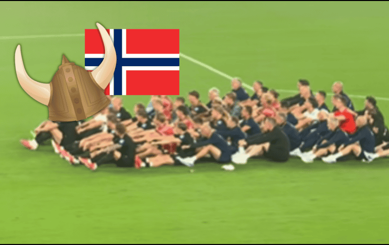 Además de apoyar a su selección, los aficionados de Noruega han logrado mostrar una parte de su identidad cultural a través de un gesto sencillo que hoy ya forma parte de las postales más memorables del Mundial 2026. ESPECIAL