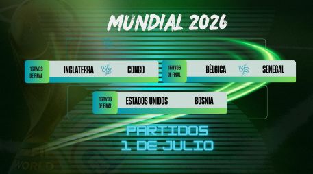 El cartel presenta encuentros donde la jerarquía europea se pone a prueba ante el ímpetu africano en los 16avos de Final del Mundial 2026. ESPECIAL / CANVA