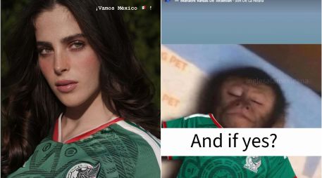 Con estas fotos, Fátima Bosch se suma al apoyo de la Selección Mexicana que hoy se juega la vida frente a Ecuador en el Mundial 2026. ESPECIAL / Instagram @fatimaboschfdz 