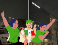 Las redes sociales se inundaron rápidamente con videos de la ruidosa afición de México concentrada afuera del hotel donde se hospedó la selección de Ecuador. ESPECIAL / X