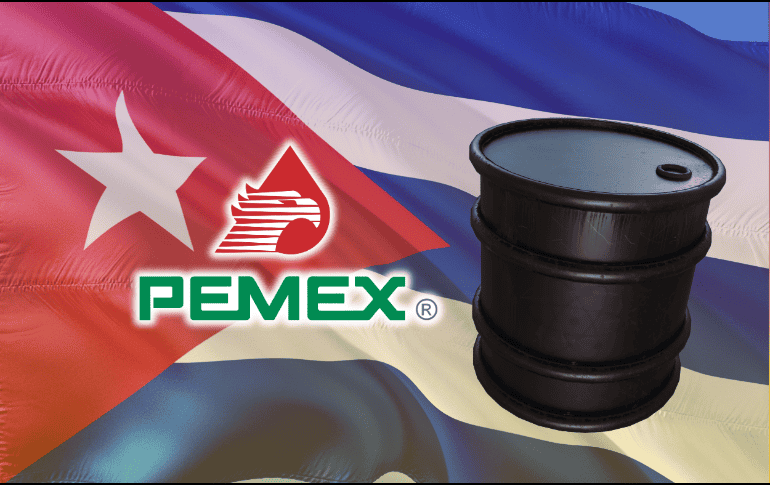 Aunque Pemex no atribuye el cambio en sus exportaciones respecto de Cuba a las medidas anunciadas por Washington, reconoce que la orden ejecutiva firmada por Trump podría afectar sus resultados de operación. ESPECIAL/Canva