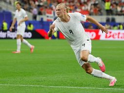 Erling Haaland amplió la ventaja de Noruega al minuto 86. EFE / Mariscal