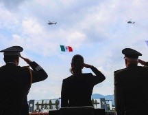 Fotografía cedida por la Presidencia de México de su Mandataria Claudia Sheinbaum, durante un acto este martes, en el municipio de Huehuetoca, México.  EFE/ Presidencia de México