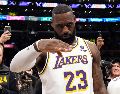 James saldrá de los Lakers tras ocho años en los que conquistó el anillo en la Burbuja de Orlando en 2020. AP / ARCHIVO