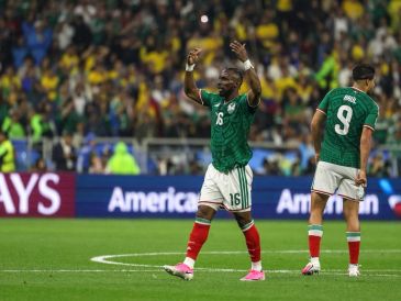 Julián Quiñones alcanzó a Cuauhtémoc Blanco y Rafael Márquez con tres goles en la historia de los Mundiales. EL INFORMADOR/ A. NAVARRO.