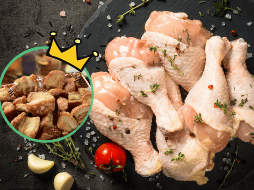 El chicharrón tiene más proteína que el pollo, ¿pero es más saludable?