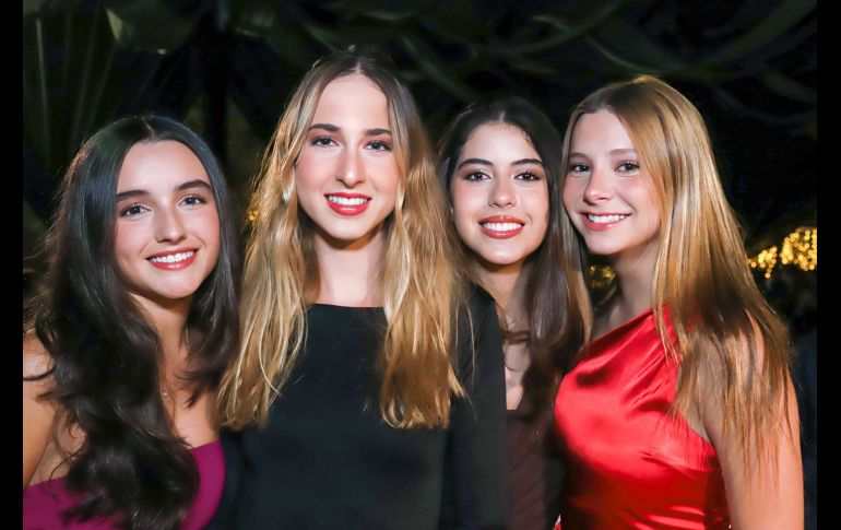 Paola Guzmán, Isabella Suastez, Ángela Levy y Sofía Ramírez. GENTE BIEN JALISCO / Revista del 3 de julio 2026
