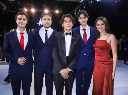 Miguel Antonio Ramírez, Massimo Pasini, Marcelo González Flores, Santiago González Flores y Jessica Nicole Fernández. GENTE BIEN JALISCO / Revista del 3 de julio 2026