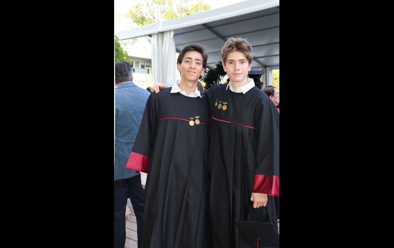 Matías Moran y Eduardo Palacio. GENTE BIEN JALISCO / Graduación de la Generación 2026