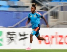 La mala noticia para la Selección española es que Nico Williams permanece trabajando al margen del equipo tras salir tocado ante Uruguay. EFE/ Lavandeira Jr