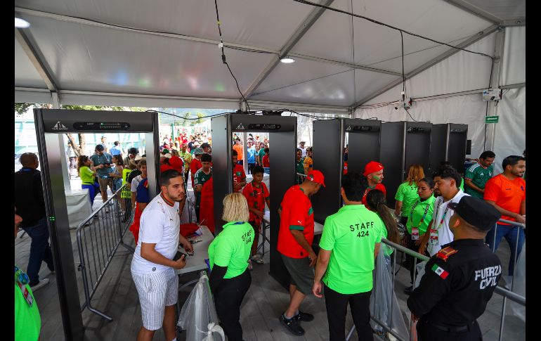 La seguridad de los miles de aficionados que siguen de cerca los partidos del Mundial 2026 ha dado un vuelco drástico. EL INFORMADOR/J. Acosta