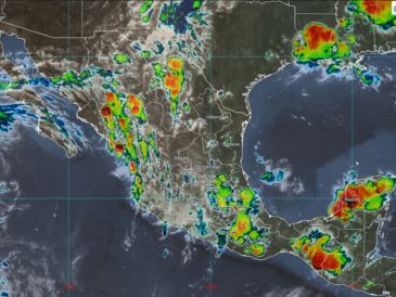 Se prevé que "Douglas" descienda a la categoría de depresión tropical hasta el jueves. ESPECIAL/CONAGUA