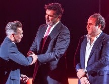 El gobernador de Jalisco, Pablo Lemus subrayó que uno de los aspectos más importantes de esta transición era que el club quedara en manos de propietarios comprometidos con su desarrollo. EL INFORMADOR / A. NAVARRO