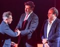 El gobernador de Jalisco, Pablo Lemus subrayó que uno de los aspectos más importantes de esta transición era que el club quedara en manos de propietarios comprometidos con su desarrollo. EL INFORMADOR / A. NAVARRO