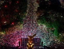 El Ángel de la Independencia y Reforma se convirtieron en un popular punto de encuentro en pleno Mundial 2026. EFE/T. Pérez