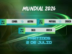 La actividad de este jueves 2 de julio podrá seguirse en distintas opciones de televisión y plataformas de streaming, de acuerdo con la programación oficial. ESPECIAL / CANVA