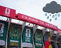 A la hora del silbatazo inicial, programado puntualmente para las 18:00 horas, las probabilidades de precipitación superan el ochenta por ciento. ESPECIAL