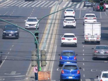 El programa Hoy No Circula se aplica de las 5:00 a las 22:00 horas en todas las alcaldías de la Ciudad de México y en tres zonas conurbadas del Estado de México. SUN/S. Cadena