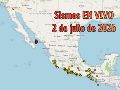 EN VIVO | Sismos en México | Jueves 2 de julio. ESPECIAL / SSN
