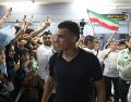 Con júbilo, Teherán recibió a la selección de Irán tras su eliminación del Mundial 2026. EFE / EPA / ABEDIN TAHERKENAREH