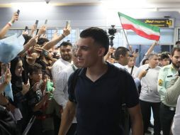 Con júbilo, Teherán recibió a la selección de Irán tras su eliminación del Mundial 2026. EFE / EPA / ABEDIN TAHERKENAREH