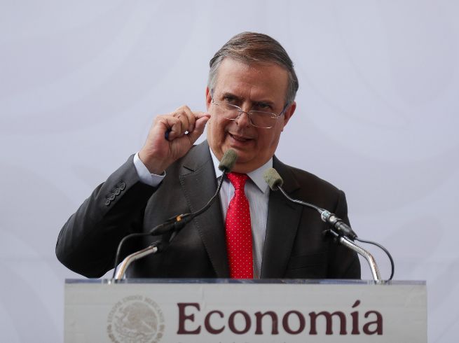 El secretario de Economía, Marcelo Ebrard, aseguró que la continuidad del acuerdo y la estrategia de relocalización productiva en Norteamérica podrían traducirse en mayores inversiones para México durante los próximos años. EFE / I. Esquivel