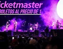 Estos tres conciertos están al 2x1 en Ticketmaster solo HOY 2 de julio de 2026. EL INFORMADOR / ARCHIVO