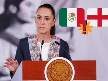 La Mandataria insistió que no hay "ningún problema" para las personas que viajen a México a pocos días de que el Tri se enfrente contra Inglaterra. EFE / I. Esquivel