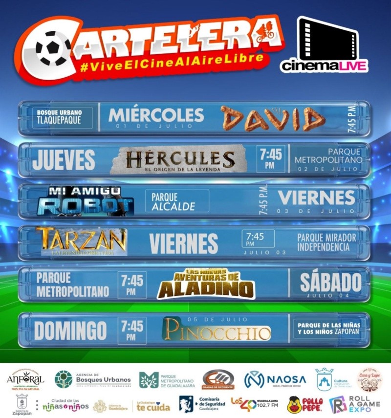 FACEBOOK / Cinema Live Guadalajara