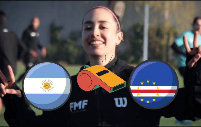 Katia Itzel García obtiene el puesto de cuarta árbitra del compromiso internacional. INSTAGRAM / @kigm14