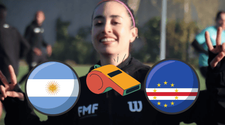 Katia Itzel García obtiene el puesto de cuarta árbitra del compromiso internacional. INSTAGRAM / @kigm14