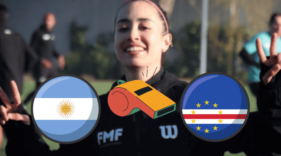 Katia Itzel García obtiene el puesto de cuarta árbitra del compromiso internacional. INSTAGRAM / @kigm14