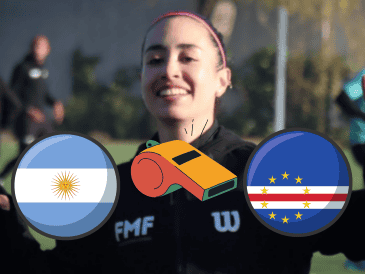 Katia Itzel García obtiene el puesto de cuarta árbitra del compromiso internacional. INSTAGRAM / @kigm14