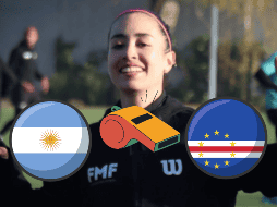 Katia Itzel García obtiene el puesto de cuarta árbitra del compromiso internacional. INSTAGRAM / @kigm14