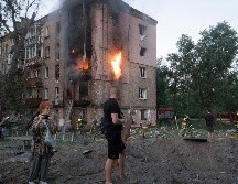 Según la Fuerza Aérea de Ucrania, Rusia empleó 74 misiles y 496 drones. EFE/ T. FUMAGALLI